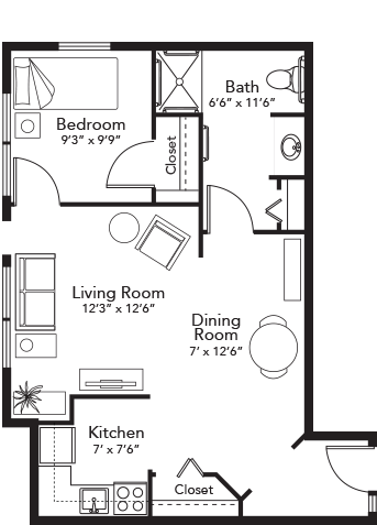 Floor Plan Memory Care Denali