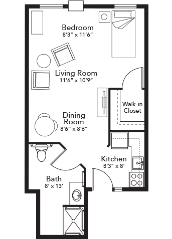 Floor Plan Memory Care Shenandoah