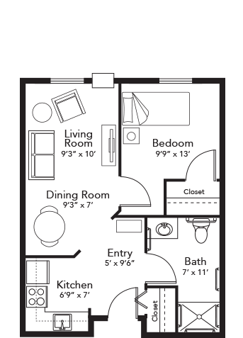 Floor Plan Memory Care Yellowstone