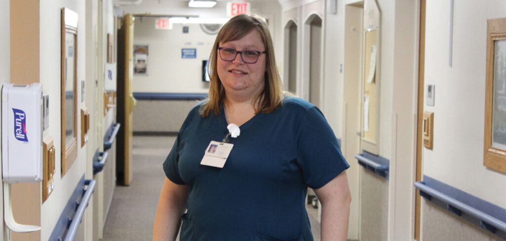 Cassia caregiver at Park View Health Care Center participating in the Minnesota Dual Training Grant program